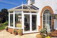 PVCu conservatory featuring Quantal roofing system