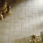 Tiled floors for kitchens