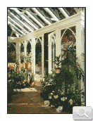 Internal View of Harwood Conservatory showing "Gothic" arches