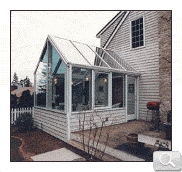 Gable fronted sunroom