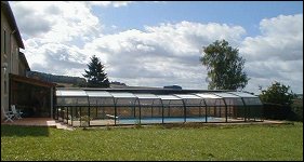enclosures for a swimming pool