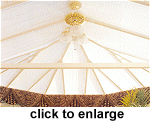 Example of Pleated Conservatory Blinds - Sunblinds and Shading