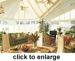 Example of Pleated Conservatory Blinds - Sunblinds and Shading