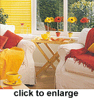 Example of Pleated Conservatory Blinds - Sunblinds and Shading